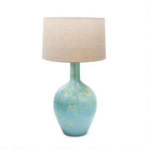 Simon Pearce Crystalline Warren Lamp - Jade